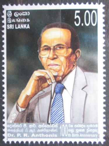 Poštová známka Srí Lanka 2011 P. R. Anthonis, chirurg Mi# 1822