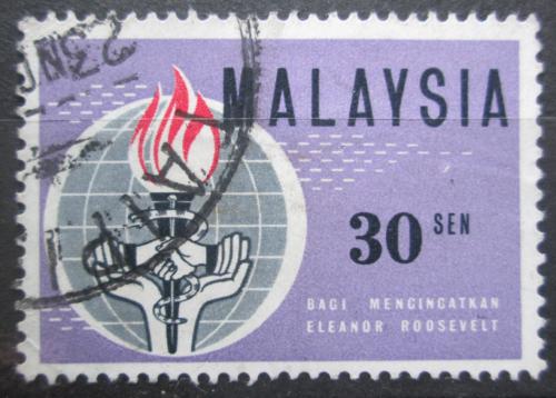 Poštová známka Malajsie 1964 Na poèet Eleanor Roosevelt Mi# 9