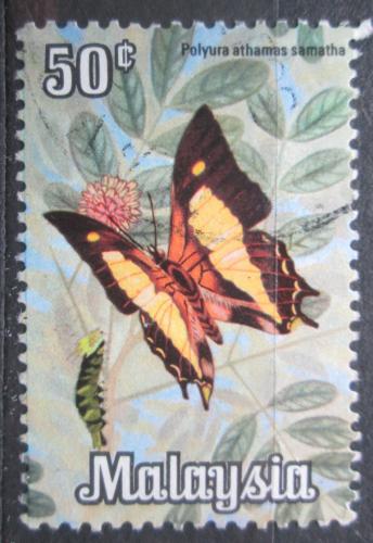 Poštová známka Malajsie 1970 Polyura athamas samatha Mi# 65