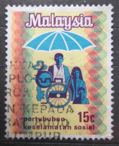 Poštová známka Malajsie 1973 Sociální zabezpeèení Mi# 100 