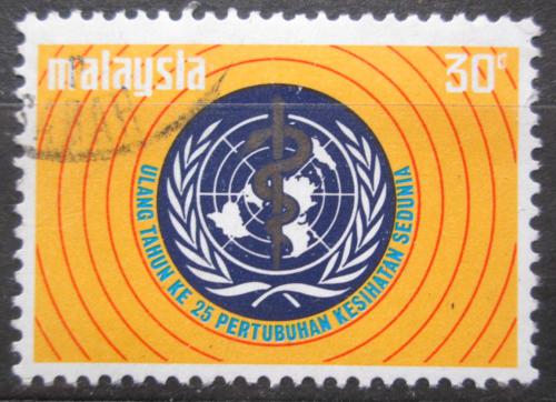 Poštová známka Malajsie 1973 WHO, 25. výroèie Mi# 102