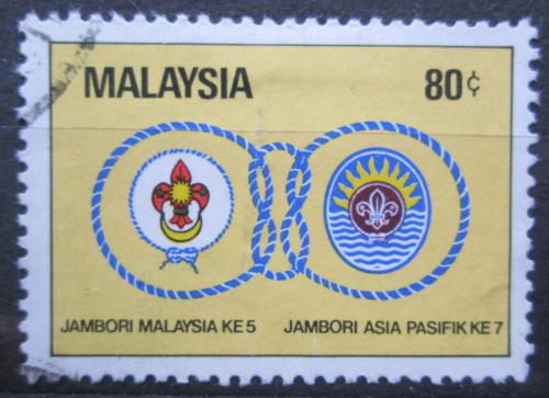 Poštová známka Malajsie 1982 Skauting Mi# 236