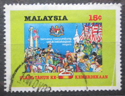 Potov znmka Malajsie 1982 Nezvislost, 25. vroie Mi# 242 