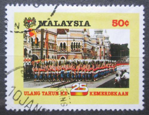 Potov znmka Malajsie 1982 Nezvislost, 25. vroie Mi# 243 