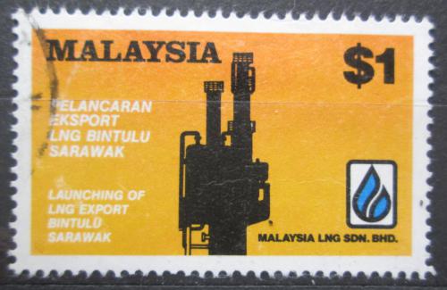 Poštová známka Malajsie 1983 Tìžba plynu Mi# 253 Kat 5.50€