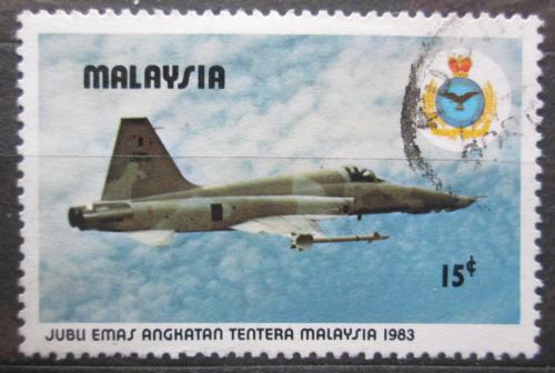 Poštovní známka Malajsie 1983 Stíhaèka Northrop RF-5 E Mi# 265
