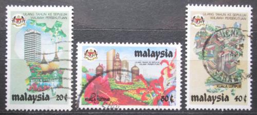 Poštové známky Malajsie 1984 Teritorium Kuala Lumpur Mi# 275-77 Kat 6.50€