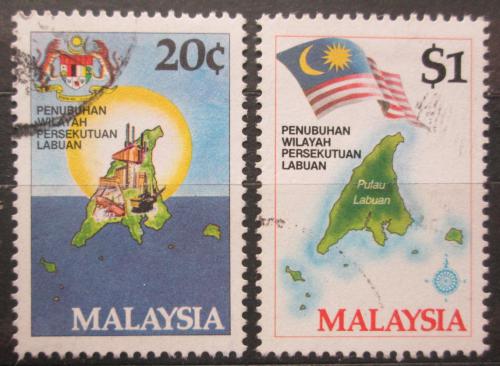 Poštové známky Malajsie 1984 Teritorium Labuan Mi# 278-79 Kat 6€