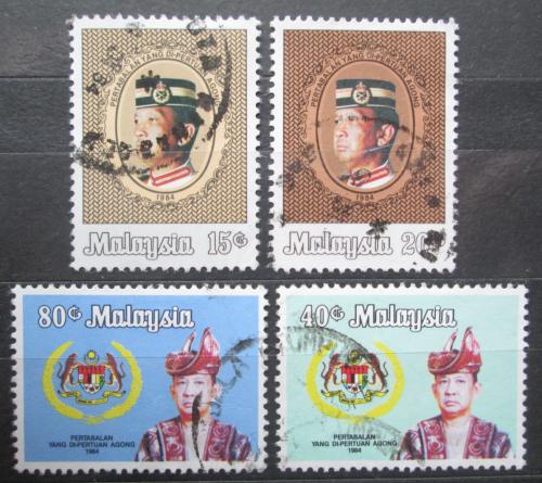 Poštové známky Malajsie 1984 Intronizace sultána Mi# 289-92 Kat 6€