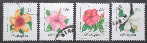 Poštové známky Malajsie 1984 Ibišek Mi# 293-96 Kat 8€