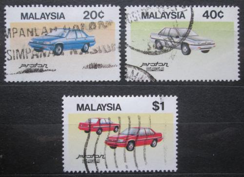 Poštové známky Malajsie 1985 Automobily Mi# 308-10 Kat 5.50€