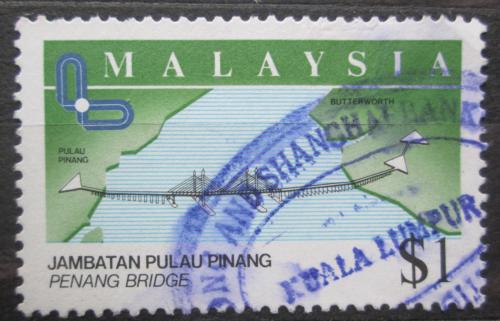 Poštová známka Malajsie 1985 Most Penang Mi# 313 Kat 5.50€