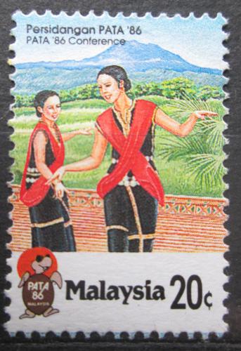 Poštová známka Malajsie 1986 Taneènice Mi# 321