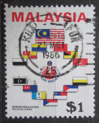 Poštová známka Malajsie 1986 Malajské hry Mi# 329 Kat 10€