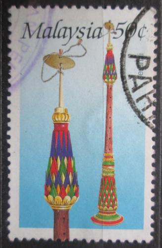 Poštová známka Malajsie 1987 Hudební nástroj Serunai Mi# 353