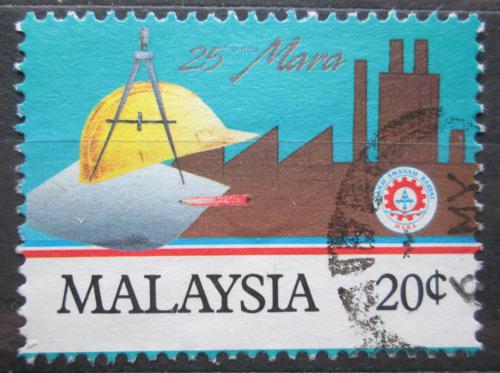 Poštová známka Malajsie 1991 Stavebnictví Mi# 440