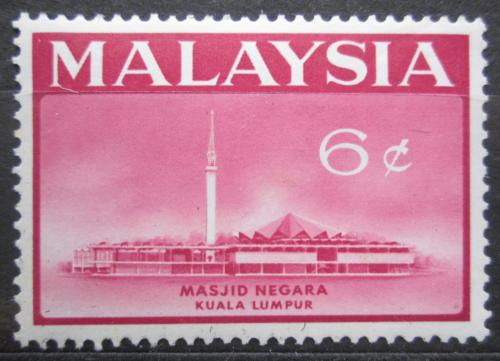 Poštová známka Malajsie 1965 Mešita Masjid Negara Mi# 14