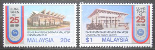 Poštové známky Malajsie 1984 Banka Negara Malaysia Mi# 273-74