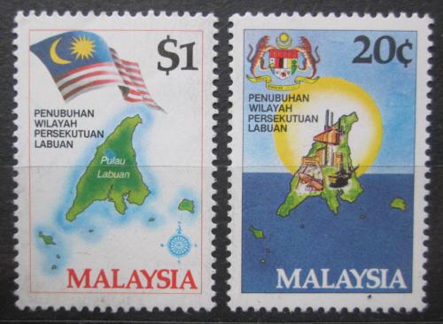 Poštové známky Malajsie 1984 Teritorium Labuan Mi# 278-79 Kat 8€