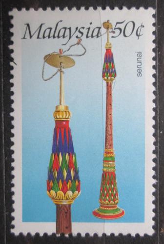 Poštová známka Malajsie 1987 Hudební nástroj Serunai Mi# 353 Kat 3.50€