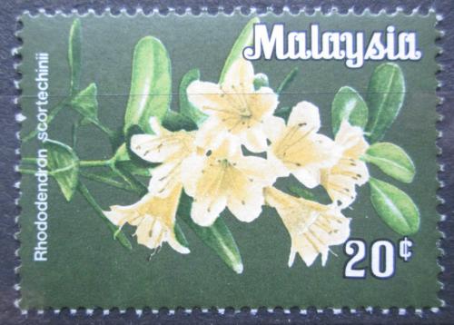 Potov znmka Malajsk federace 1983 Rhododendron scortechinii Mi# 13