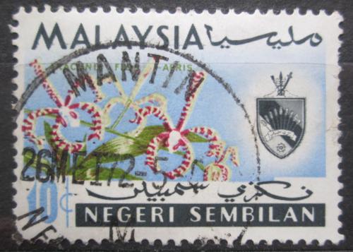 Poštová známka Malajsie, Negeri Sembilan 1965 Orchidej Mi# 83