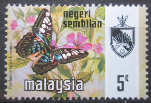 Poštová známka Malajsie, Negeri Sembilan 1971 Otakárek citrusový Mi# 90
