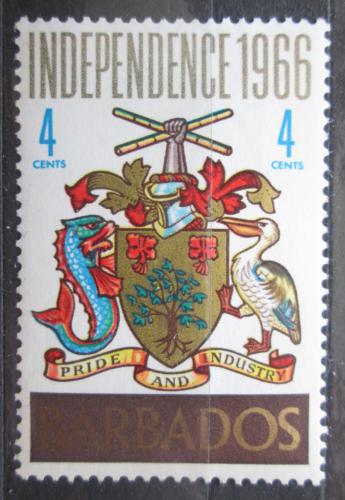 Poštovní známka Barbados 1966 Nový znak Barbadosu Mi# 255