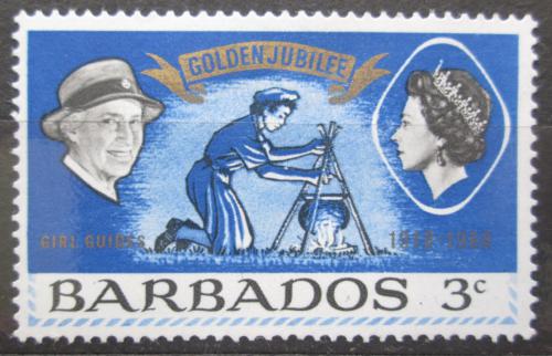 Poštová známka Barbados 1968 Skautky Mi# 274