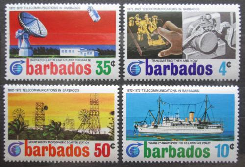 Poštové známky Barbados 1972 Sdìlovací prostøedky Mi# 337-40