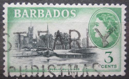 Poštová známka Barbados 1954 Veøejné budovy Mi# 205