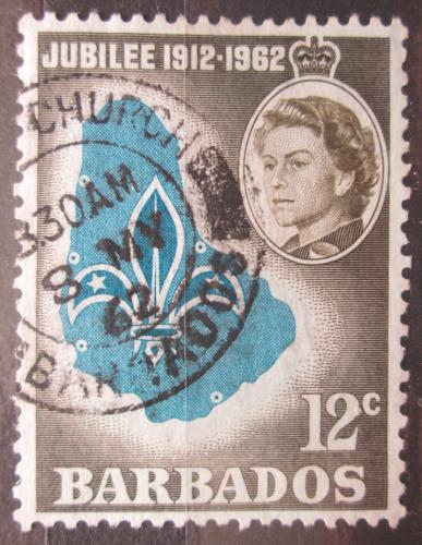 Poštová známka Barbados 1962 Skauting Mi# 223