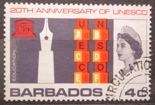 Poštová známka Barbados 1967 UNESCO, 20. výroèie Mi# 259
