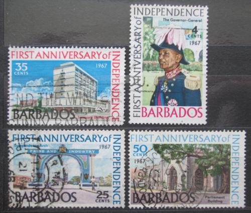 Potovn znmky Barbados 1967 Nezvislost, 1. vro Mi# 266-69