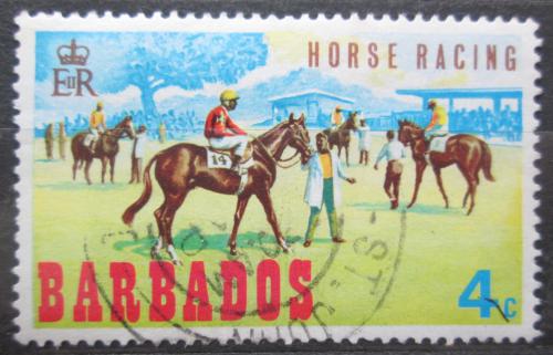 Poštová známka Barbados 1969 Dostihy Mi# 281