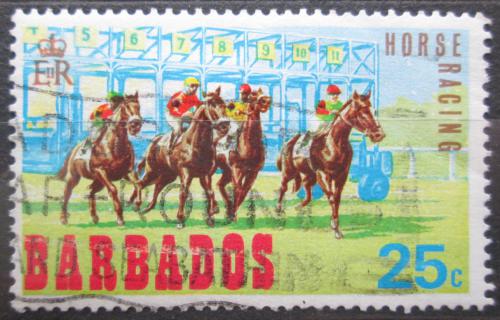 Poštová známka Barbados 1969 Dostihy Mi# 282