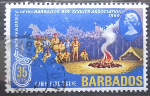 Poštová známka Barbados 1969 Skauting Mi# 294