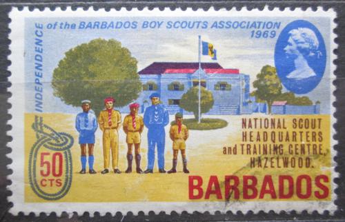 Poštová známka Barbados 1969 Skauting Mi# 295