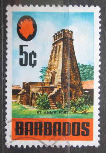 Potov znmka Barbados 1970 Pevnost St. Ann Mi# 301 - zvi obrzok