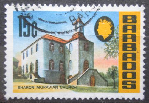 Poštová známka Barbados 1970 Kostel Sharon Moravian Mi# 306