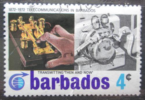 Potov znmka Barbados 1972 Pstroj na morseovku Mi# 337