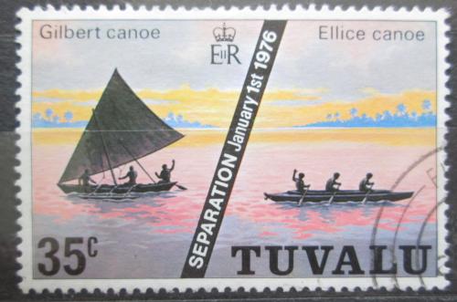 Potov znmka Tuvalu 1976 Lode Mi# 18