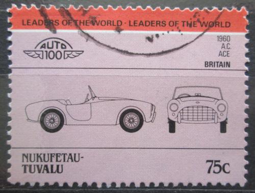 Poštová známka Tuvalu Nukufetau 1985 Automobil A. C. ACE Mi# 5