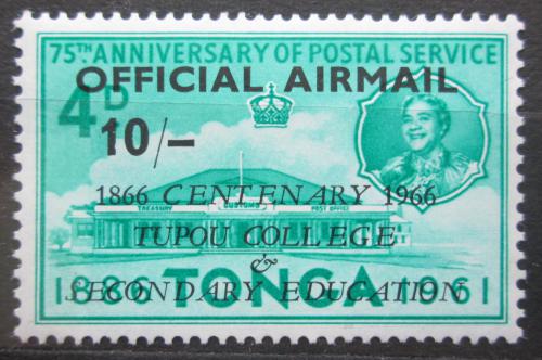 Poštová známka Tonga 1966 Univerzita Tupou pretlaè, úøední Mi# 19