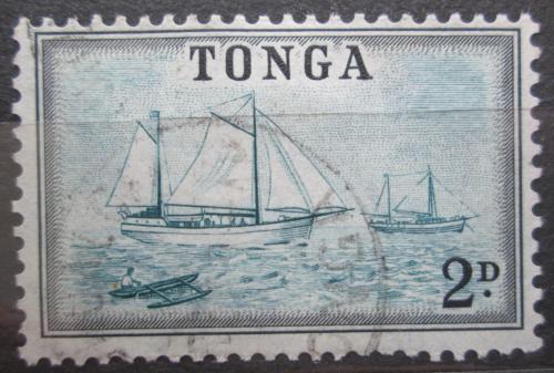 Poštová známka Tonga 1953 Lode Mi# 102