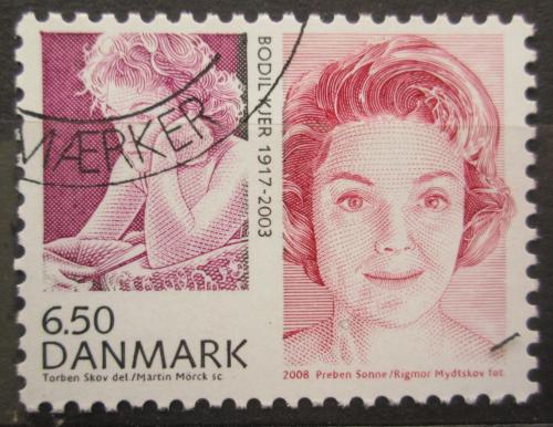 Poštová známka Dánsko 2008 Bodil Kjer, hereèka Mi# 1507