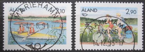 Poštové známky Alandy 1991 Dovolená, NORDEN Mi# 51-52