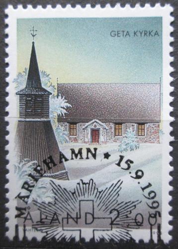 Poštová známka Alandy 1995 Kostel v Geta Mi# 106