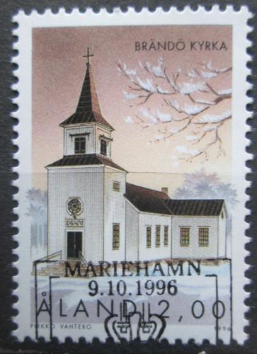 Poštová známka Alandy 1995 Kostel v Brandö Mi# 119