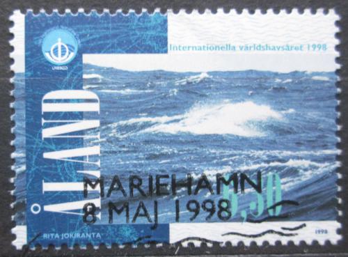 Poštová známka Alandy 1998 Medzinárodný rok oceánù Mi# 141